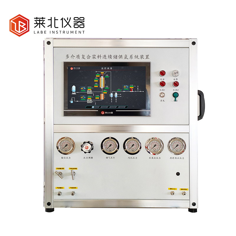 复合浆料连续储供氢系统固定床装置